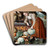 Market Scene by Pieter Aertsen Art Drink Coaster set Market Scene by Pieter Aertsen Art Drink Coaster set