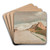 Bakkegade i Hillerd by Albert Gottschalk Art Drink Coaster set