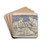 Man, vrouw en kind zittend in een landschap by Richard Nicolas Roland Holst Drink Coasters - set of 4 Man, vrouw en kind zittend in een landschap by Richard Nicolas Roland Holst Drink Coasters - set of 4