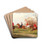 Fox Hunt by Alfred Steinacker Drink Coasters - set of 4