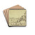 Landscape with stag hunt by Jacques Callot Drink Coasters - set of 4