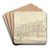 The Strand with Astley's Theatre by Robert Bremmel Schnebbelie Art Drink Coaster set