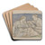 Man, vrouw en kind zittend in een landschap by Richard Nicolas Roland Holst Art Drink Coaster set Man, vrouw en kind zittend in een landschap by Richard Nicolas Roland Holst Art Drink Coaster set