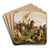 Erzherzog Karl von sterreich in der Schlacht bei Aspern by Karl von Blaas Art Drink Coaster set