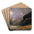 Mt. Sefton, from Hermitage by Charles Nathaniel Worsley Art Drink Coaster set Mt. Sefton, from Hermitage by Charles Nathaniel Worsley Art Drink Coaster set