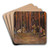 Group of Pilgrims by Julian Falat Art Drink Coaster set