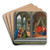 Scenes from the Life of Saint John the Baptist by Francesco Granacci Art Drink Coaster set