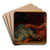 Minerve by Eugne Delacroix Art Drink Coaster set