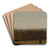 A Shepherd in a Landscape looking across Dedham Vale towards Langham by John Constable Art Drink Coaster set