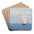 Morgenstemning, Atlanterhavet by Amaldus Nielsen Art Drink Coaster set
