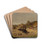 Husking Bee, Island of Nantucket by Eastman Johnson Drink Coasters - set of 4