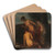 Die Versuchung des Heiligen Antonius by Carl Von Marr Art Drink Coaster set