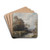 Summer River Landscape near a Farmstead by Paul Weber Drink Coasters - set of 4