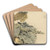 Study of Burdocks by Peter DeWint Art Drink Coaster set Study of Burdocks by Peter DeWint Art Drink Coaster set