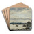 Rivage Breton by Eugne Boudin Art Drink Coaster set