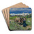 Spring in the Alps by Giovanni Segantini Art Drink Coaster set