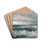 Surf on Rocks by William Trost Richards Drink Coasters - set of 4