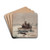Bass Fishing -Florida by Winslow Homer Drink Coasters - set of 4 Bass Fishing -Florida by Winslow Homer Drink Coasters - set of 4
