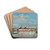 The Quay at Antwerp by Eugne Boudin Drink Coasters - set of 4