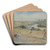 Philae, Egypt by Edward Lear Art Drink Coaster set Philae, Egypt by Edward Lear Art Drink Coaster set