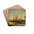 Feluccas on the Nile by Hermann David Salomon Corrodi Drink Coasters - set of 4 Feluccas on the Nile by Hermann David Salomon Corrodi Drink Coasters - set of 4