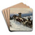 Return from the hunt by Bohdan von Kleczynski Art Drink Coaster set Return from the hunt by Bohdan von Kleczynski Art Drink Coaster set