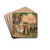 An Egyptian Procession by Frederick Arthur Bridgman Drink Coasters - set of 4