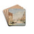 Venice, a View of the Grand Canal by Marco Grubas Drink Coasters - set of 4 Venice, a View of the Grand Canal by Marco Grubas Drink Coasters - set of 4