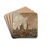 Arrival of Charles II, King of England, in Rotterdam, 24 May 1660 by Lieve Pietersz. Verschuier Drink Coasters - set of 4