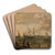Ships along the Shore by Adam Willaerts Art Drink Coaster set