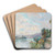La Seine et les coteaux de Dieppedalle, vue prise de Croisset, prs Rouen by Albert Lebourg Art Drink Coaster set La Seine et les coteaux de Dieppedalle, vue prise de Croisset, prs Rouen by Albert Lebourg Art Drink Coaster set