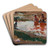En El Rio (AtThe Riverside) by Joaqun Sorolla Art Drink Coaster set