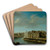 Le Chevet de Notre-Dame et la Pointe occidentale de l'Ile Saint-Louis by Nicolas Jean-Baptiste Raguenet Art Drink Coaster set