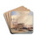 The Doge's Palace, Venice by William Callow Drink Coasters - set of 4