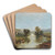 Panoramic Landscape with Farms, River, Cows and Mountains by Edmund Darch Lewis Art Drink Coaster set Panoramic Landscape with Farms, River, Cows and Mountains by Edmund Darch Lewis Art Drink Coaster set