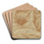 Moses by Circle of Bernardino Gatti, drink coasters, art coasters - set of 4