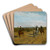 Insurgent patrol by Maksymilian Gierymski Art Drink Coaster set