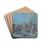 The Rialto Bridge, Venice by Giacomo Guardi Drink Coasters - set of 4
