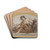 La Chasse ou L'Automne by Franois Lafon Drink Coasters - set of 4