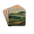 Donaulandschaft, vom Bisamberg aus gesehen by Johann Christian Brand Drink Coasters - set of 4