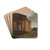 A Temple in Agrigento, Sicily by Gustaf Sderberg Drink Coasters - set of 4 A Temple in Agrigento, Sicily by Gustaf Sderberg Drink Coasters - set of 4