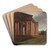 A Temple in Agrigento, Sicily by Gustaf Sderberg Art Drink Coaster set A Temple in Agrigento, Sicily by Gustaf Sderberg Art Drink Coaster set