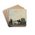 On the Beach at Trouville by Eugne Boudin Drink Coasters - set of 4