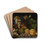 Nature morte aux melons, grenades, raisins, pastque et autres fruits et lgumes sur un entablement by Filippo Lauri Drink Coasters - set of 4