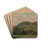 Mountainous Landscape at Tivoli by Simon Denis Drink Coasters - set of 4 Mountainous Landscape at Tivoli by Simon Denis Drink Coasters - set of 4