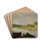 The Thames at Westminster Stairs by Claude de Jongh Drink Coasters - set of 4