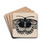 Vlinder by Julie de Graag Drink Coasters - set of 4