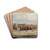 Pferdemarkt by Alfred Steinacker Drink Coasters - set of 4