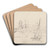 St. Mary Redcliff, Bristol by Thomas Girtin Art Drink Coaster set
