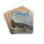 The coast south of Hammershus by Holger Drachmann Drink Coasters - set of 4